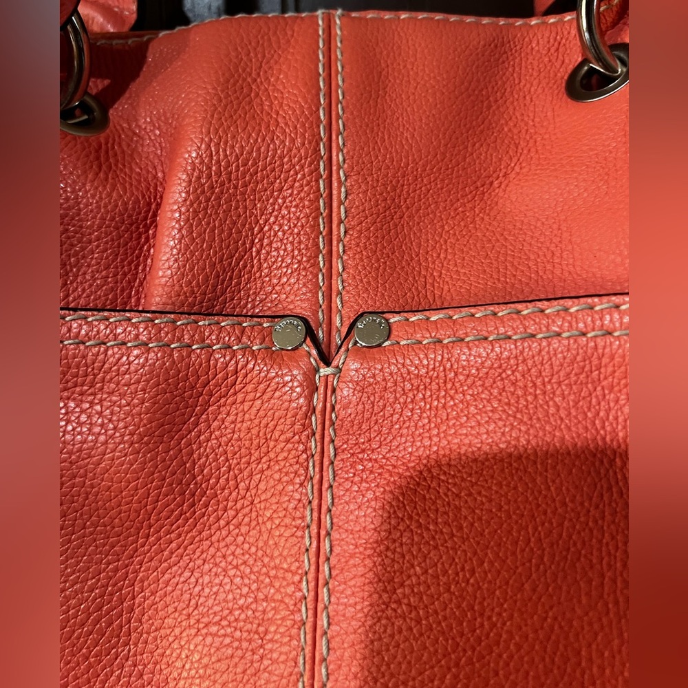 Tignanello Purse Pink/Coral Bag - Picture 3 of 12